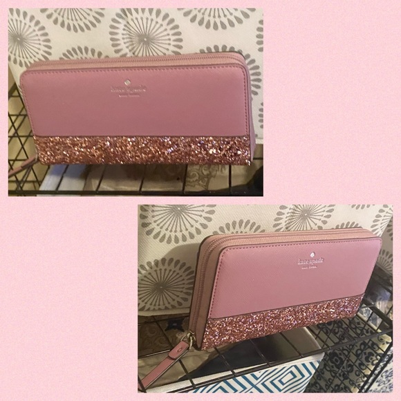 ✨KATE SPADE✨LAST 1! Gorgeous Glitter Wallet NWT! - Picture 4 of 9